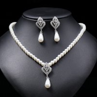 SET681 - Elegant Pearl Jewellery Set